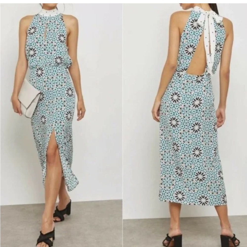 Top Shop midi dress with slit